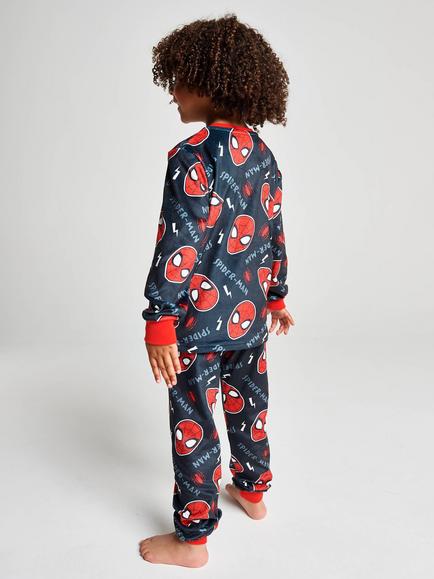 Brand Threads Kids' Spider-Man Twosie Pyjama Set, Black - view 2, Black
