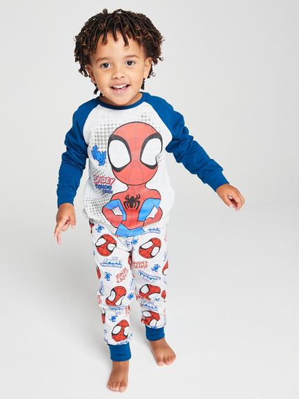 Brand Threads Kids' Spider-Man Pyjama Set, Multi, Multi