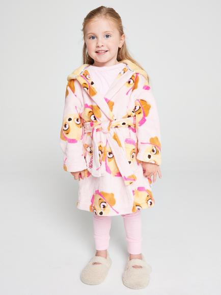 Brand Threads Kids' Paw Patrol Dressing Gown, Pink, Pink