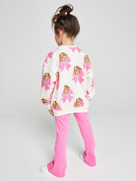 Brand Threads Kids' Paw Patrol Sweatshirt & Leggings Set, Pink - view 2, Pink