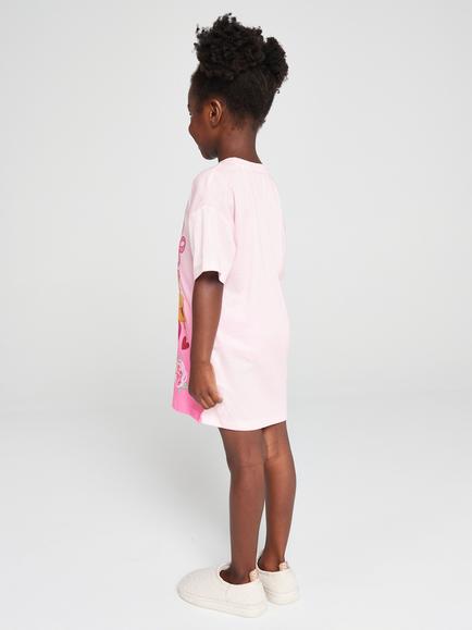 Brand Threads Kids' Paw Patrol Short Sleeve Nightdress, Pink - view 2, Pink