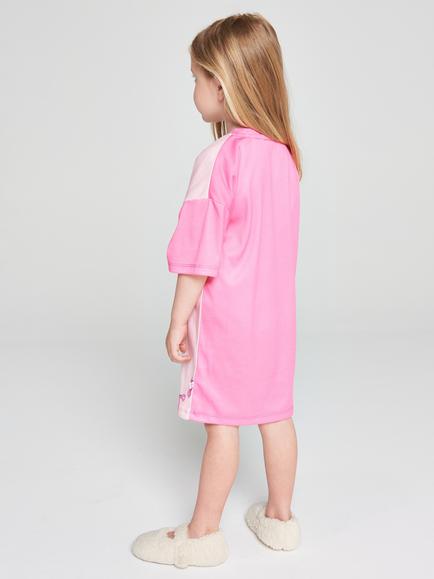 Brand Threads Kids' Peppa Pig Short Sleeve Nightdress, Pink - view 2, Pink