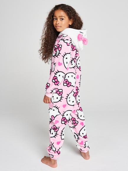 Brand Threads Kids' Hello Kitty Onesie, Multi - view 2, Multi
