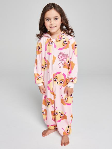 Brand Threads Kids' Paw Patrol Onesie, Pink, Pink