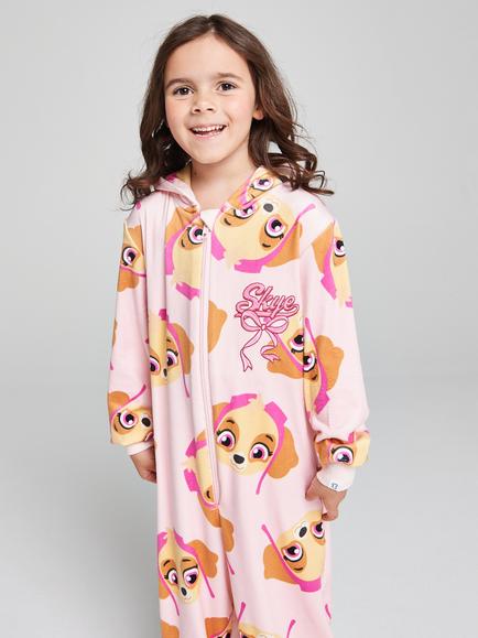 Brand Threads Kids' Paw Patrol Onesie, Pink - view 2, Pink