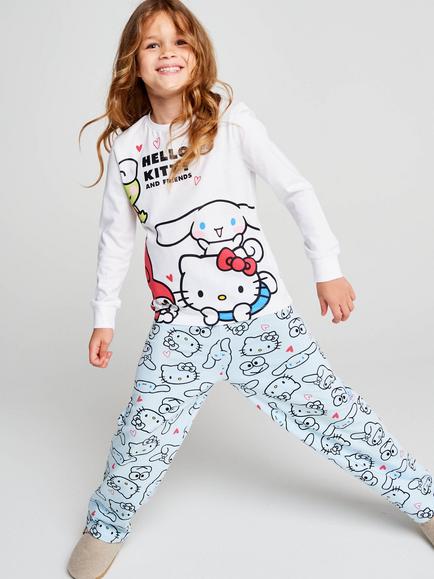 Brand Threads Kids' Hello Kitty Pjyama Set, Multi, Multi