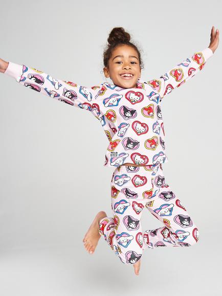 Brand Threads Kids' Hello Kitty Pyjamas Set, Pink, Pink