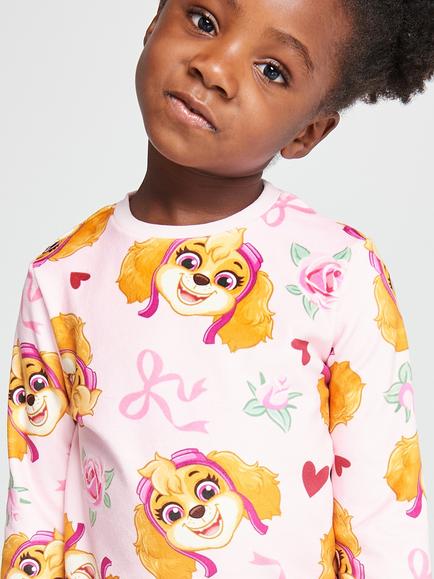 Brand Threads Kids' Paw Patrol Divine Twosie Pyjame Set, Pink - view 2, Pink