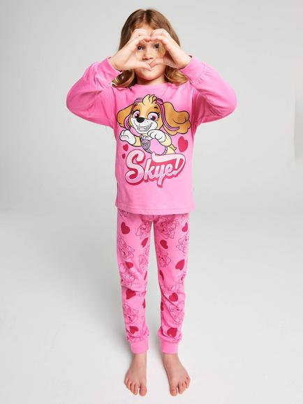 Brand Threads Kids' Paw Patrol Pyjama Set, Pink, Pink
