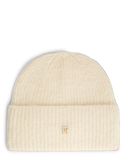 Tommy Hilfiger TH Elevated Chic Beanie, White