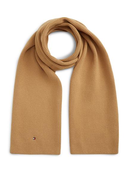 Tommy Hilfiger Flag Knit Scarf, Brown
