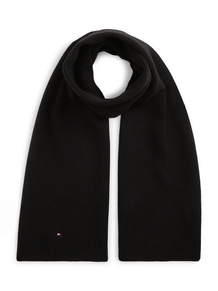 Tommy Hilfiger Flag Knit Scarf, Black