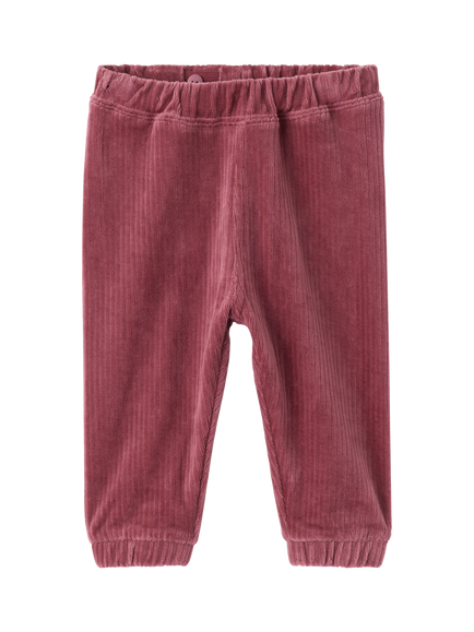 Polarn O. Pyret Baby Elasticated Corduroy Trousers, Pink, Pink