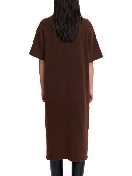 ICHI IhDasila Collared Tunic Dress, Chicory Coffee - view 2, Chicory Coffee