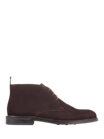 Jones Bootmaker Deacon Suede Lace Up Chukka Boots, Brown, Brown