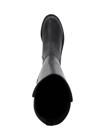 Dune London Tallos Knee High Leather Boots - view 2, Black