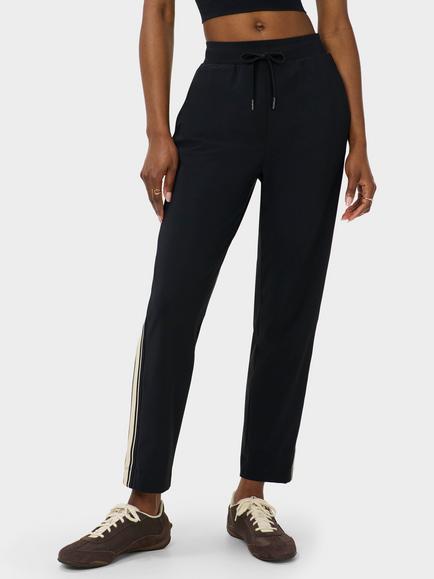 Sweaty Betty Explorer Side Stripe Trousers, Black, Black