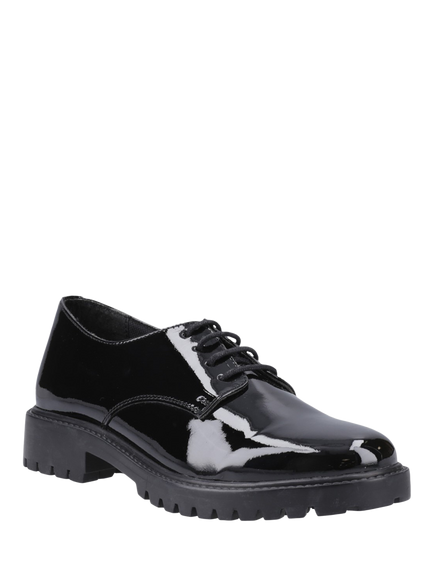 Hush Puppies Kids' Aubrey School Shoes, Black - view 2, Black