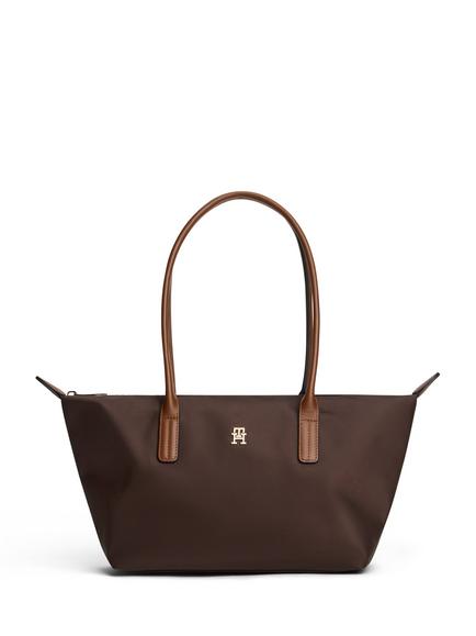 Tommy Hilfiger East West Handbag, Dark Brown, Dark Brown