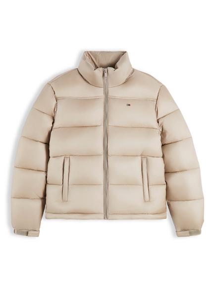 Tommy Hilfiger Packable Hood Relaxed Puffer Jacket, Beige, Beige
