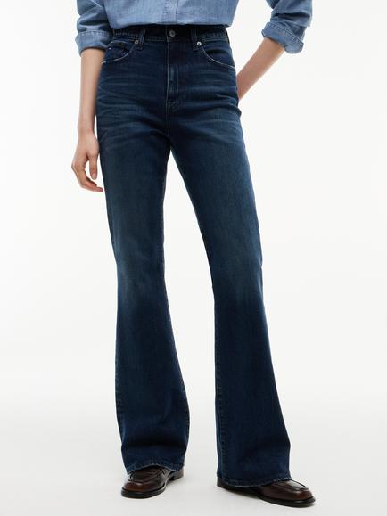 Tommy Hilfiger High Rise Bootcut Jeans, Midnight, Midnight