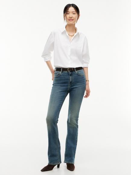Tommy Hilfiger Skye Mid Rise Bootcut Jeans - view 2, Dark Blue