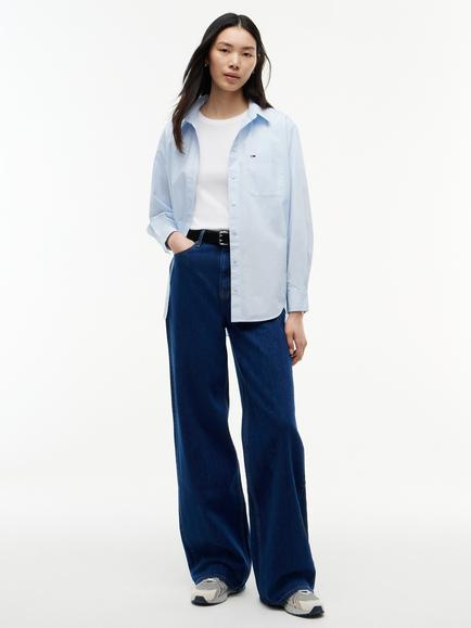 Tommy Hilfiger Wide Leg Fit Jeans, Dark Blue - view 2, Dark Blue