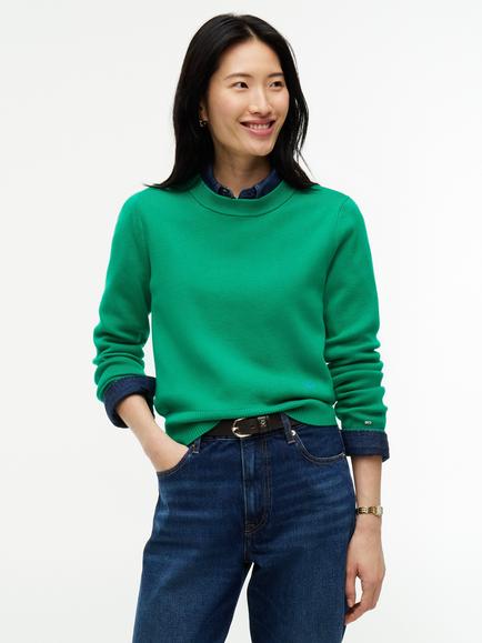 Tommy Hilfiger Premium Knit Crew Neck Jumper, Green