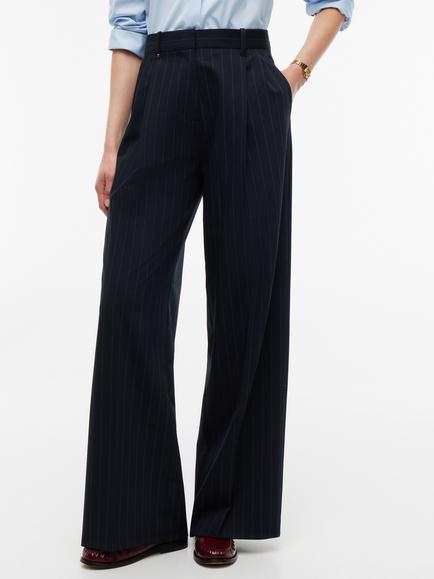 Tommy Hilfiger Wide Leg Trousers, Blue, Blue
