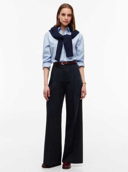 Tommy Hilfiger Wide Leg Trousers, Blue - view 2, Blue
