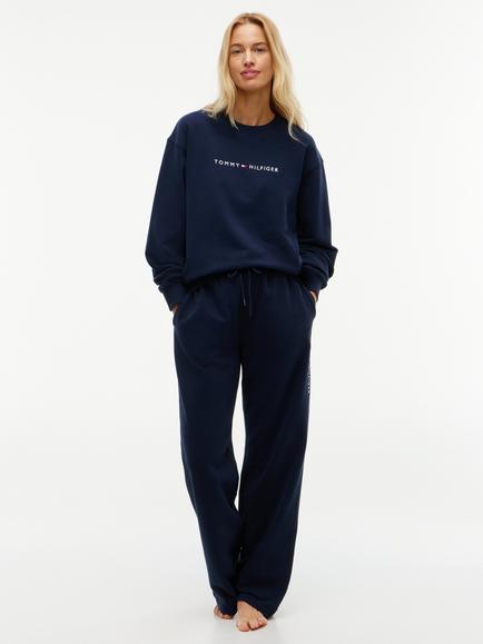 Tommy Hilfiger Essential Terry Relaxed Lounge Joggers, Navy - view 2, Navy