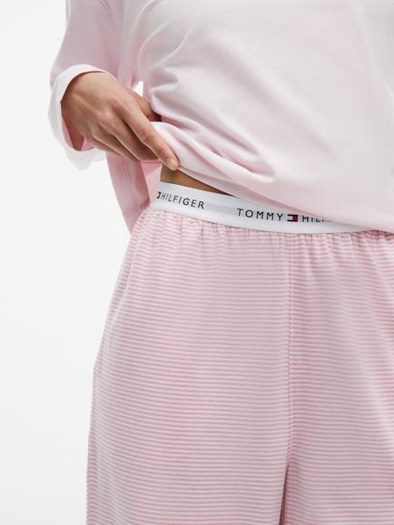 Tommy Hilfiger Cotton Pyjama Set, Multi - view 2, Multi