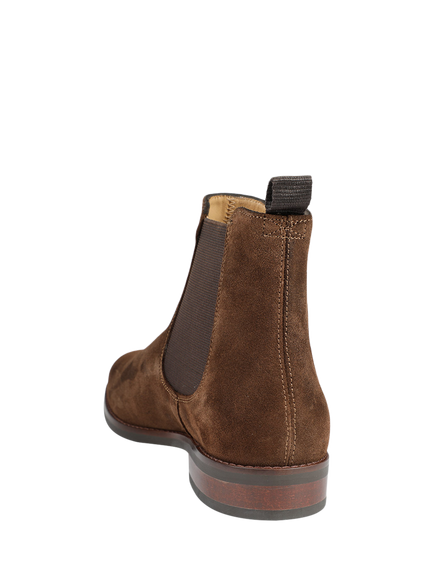 Jones Bootmaker Deakin Leather Chelsea Boots - view 2, Brown Suede