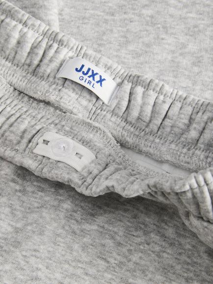 JJXX Kids' Studio Cotton Blend Joggers, Light Grey - view 2, Light Grey