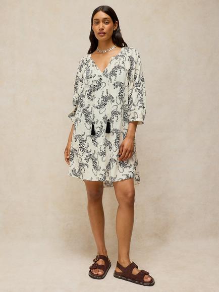 White Stuff Lottie Beach Cover Up, Ivory, Ivory