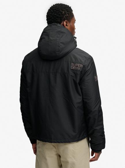 Superdry Fleece Lined Water Repellent Jacket - view 2, Black