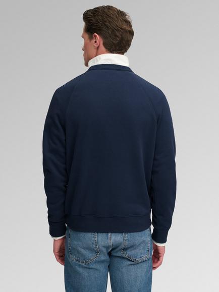 Superdry Cotton Rich Merchant Vintage Applique Sweatshirt, Lauren Navy - view 2, Lauren Navy