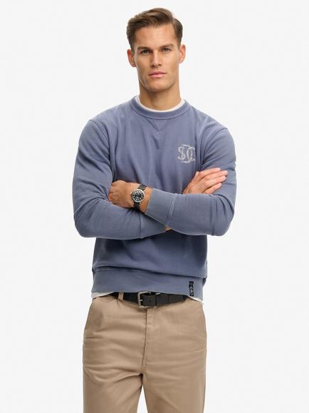 Superdry Merchant Store Sweatshirt, Soft Navy, Soft Navy