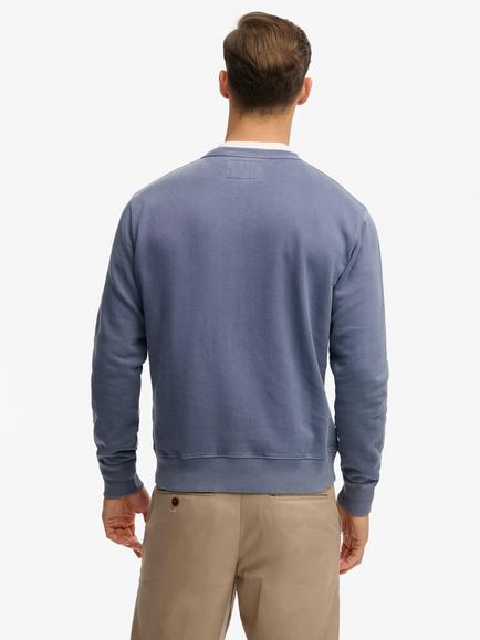 Superdry Merchant Store Sweatshirt, Soft Navy - view 2, Soft Navy