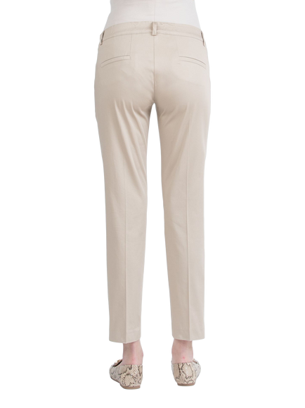 Attesa Gilda Tailored Maternity Trousers - view 2, Beige