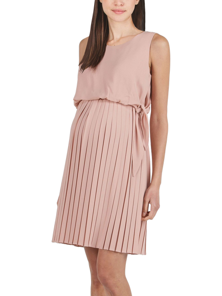 Attesa Bianca Maternity & Nursing Dress, Denim Marle, Denim Marle