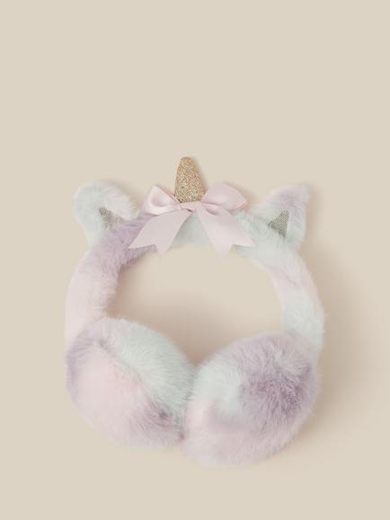 Monsoon Kids' Unicorn Earmuffs, Pink, Pink