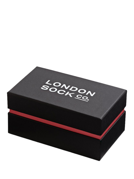 London Sock Company Simply Traditional Cotton Blend Socks, Pack of 3, Black/Grey - view 2, Black/Grey