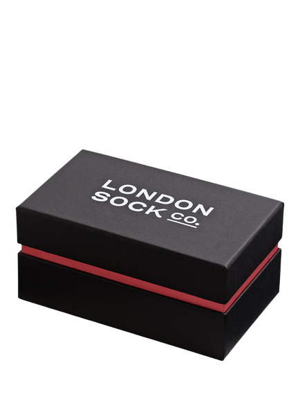 London Sock Company Merino Wool Rich Ribbed Socks Gift Box, Pack of 3, Multi - view 2, Multi