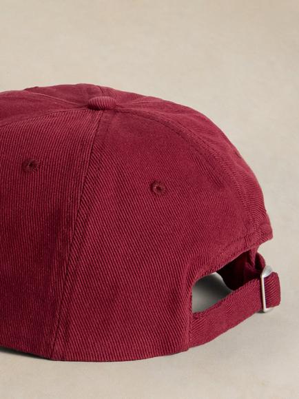 White Stuff Cotton Patch Baseball Cap, Dark Red - view 2, Dark Red