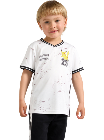 Lindex Kids' Pokémon Short Sleeve T-Shirt, Off White, Off White