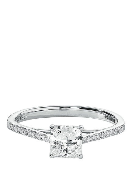 Created Brilliance Vivian 9ct White Gold 0.68ct Lab Grown Diamond Engagement Ring, White Gold