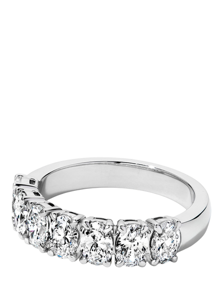 Created Brilliance Carmen 9ct White Gold 1.69ct Lab Grown Diamond Seven Stone Ring - view 2, White Gold