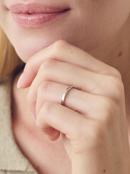 Created Brilliance 9ct White Gold 2mm Court Wedding Ring - view 2, White Gold