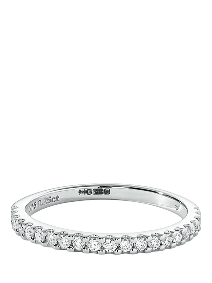 Created Brilliance Odette White Gold Lab Grown Diamond Ring, Silver, White Gold